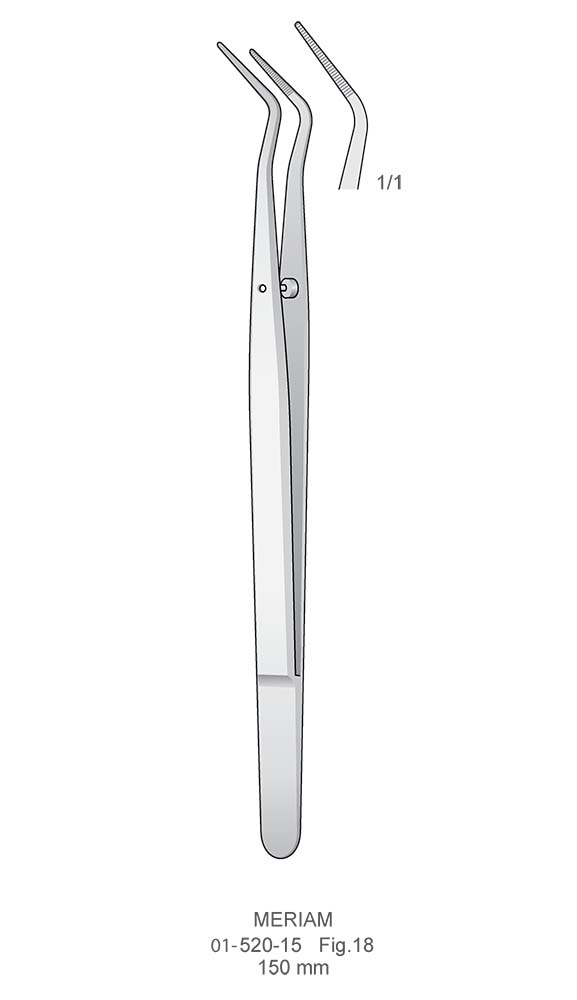 Cotton and Dressing Pliers , MERIAM , Fig.18