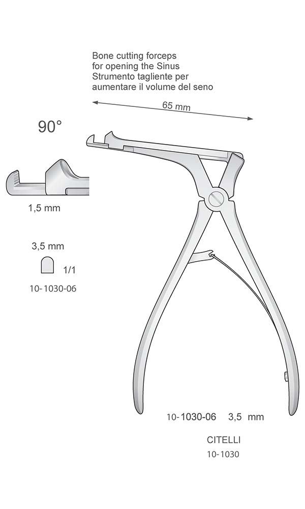 Bone cutting forceps , CITELLI