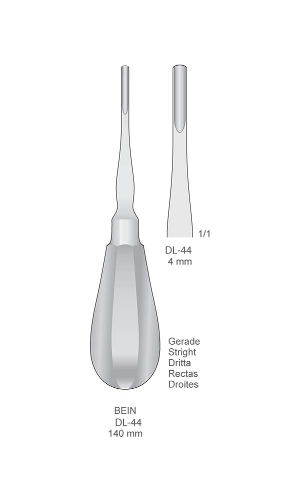 Root Elevators , SMALL HANDLE , Luxators , Straight
